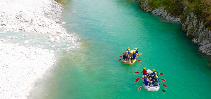 Rafting na Soči